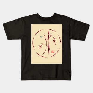 Sacred Circle - Original Enso Zen Painting Kids T-Shirt